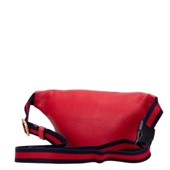 (SM) Gucci Red Leather Sherry Line Body bag/Sling bag - SMALL - COA included main image 9